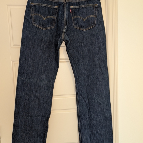 Levi's Blue Straight-Leg Jeans Classic Denim 36x34 - Picture 2 of 8